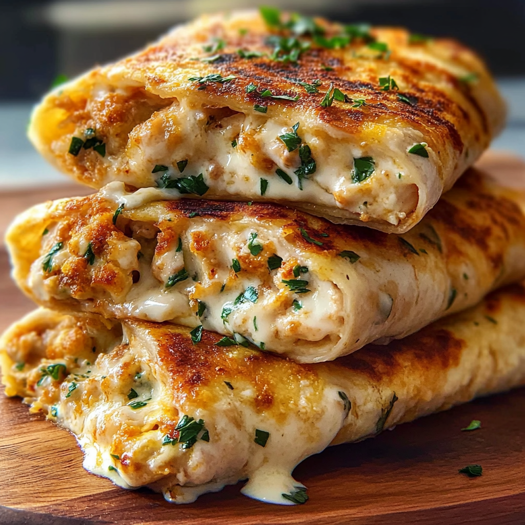 Recipe preparation for Ooey-Gooey Cheesy Garlic Chicken
