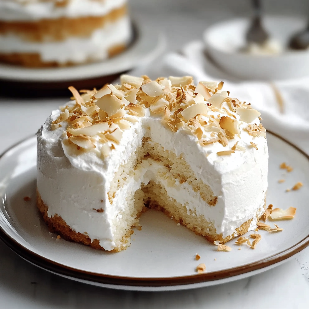 Recipe preparation for Coconut Cloud Bites