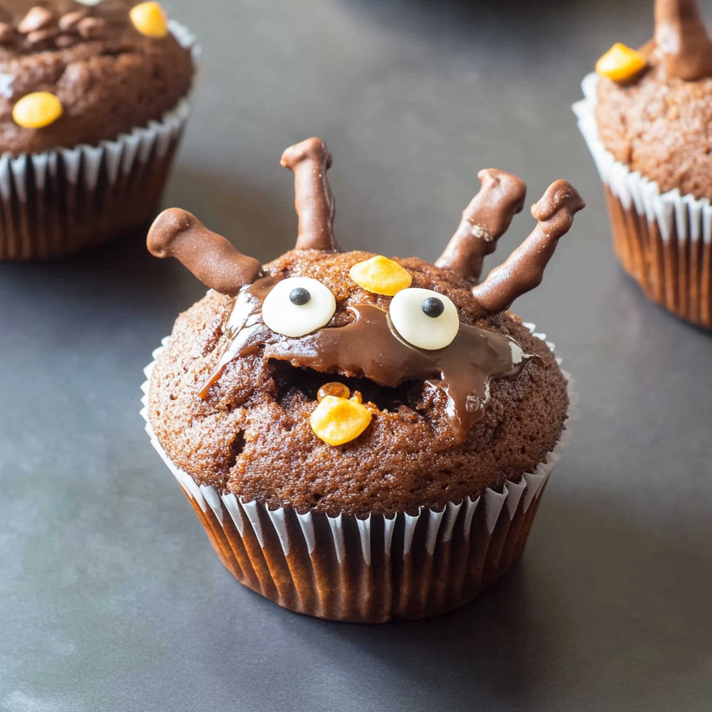 Recipe preparation for Halloween Muffins