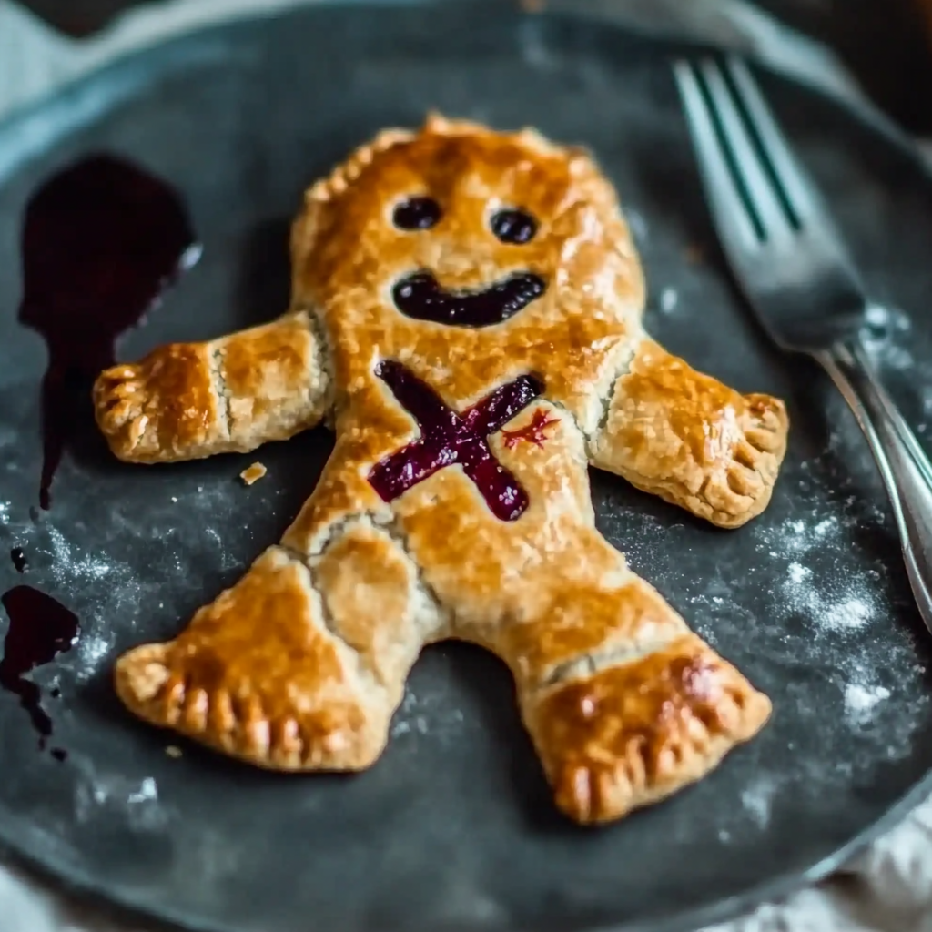 Recipe preparation for Creepy and Delicious Voodoo Doll Hand Pies for Halloween