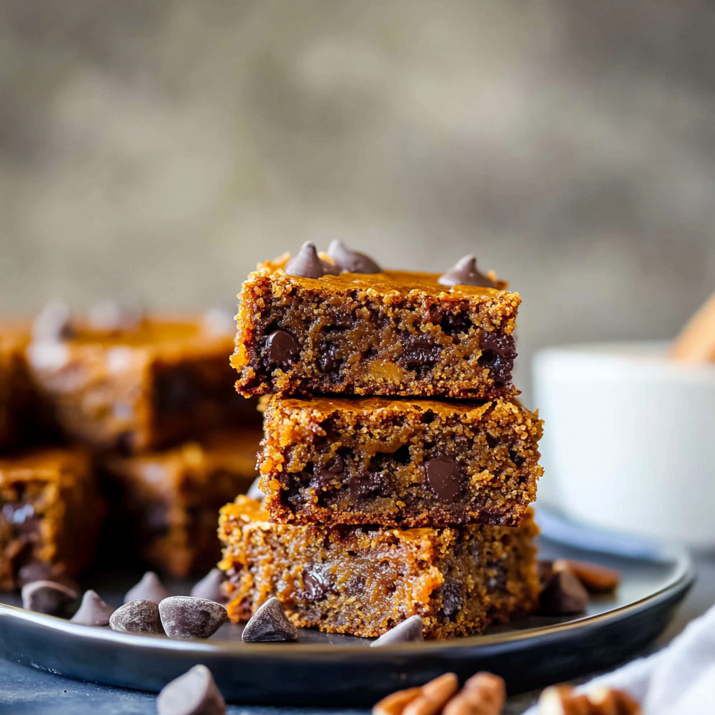 Recipe preparation for Healthy Pumpkin Bars