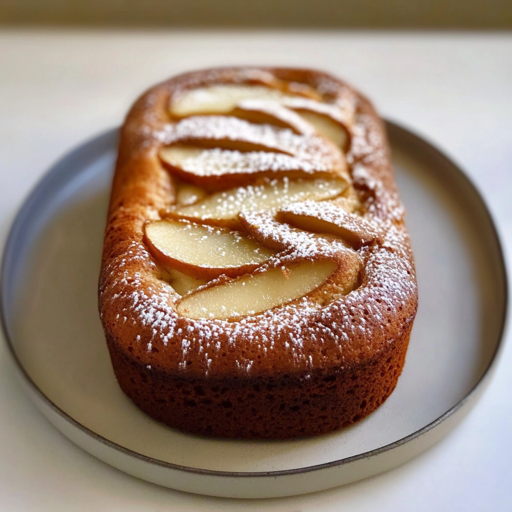Recipe preparation for Tasty Spiced Pear Cake