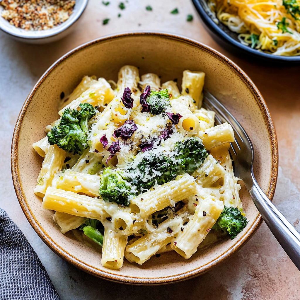 Recipe preparation for Lemon Ricotta Pasta with Broccoli