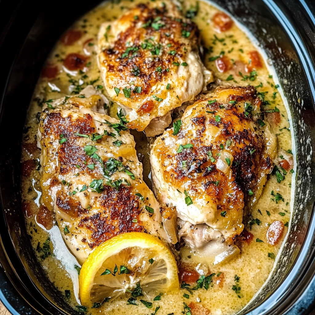 Recipe preparation for Crockpot Marry Me Chicken