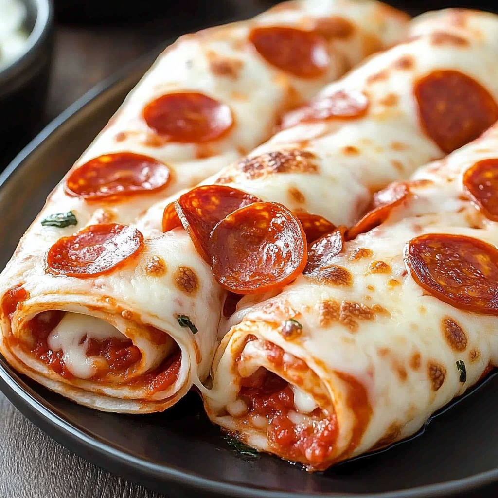 Recipe preparation for Pepperoni Pizza Rollups