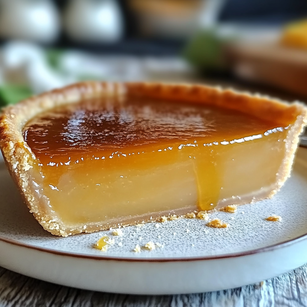 Recipe preparation for Salted Honey Pie
