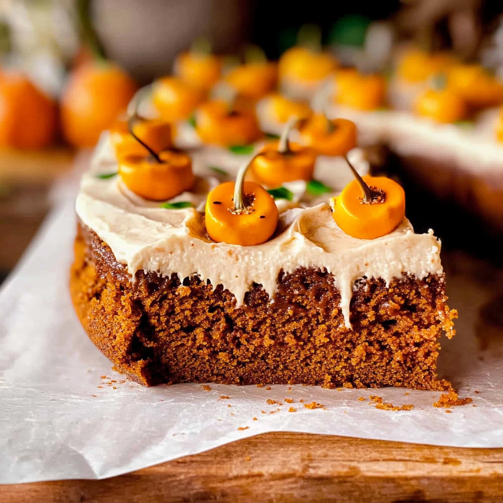 Recipe preparation for Pumpkin Spice Cake