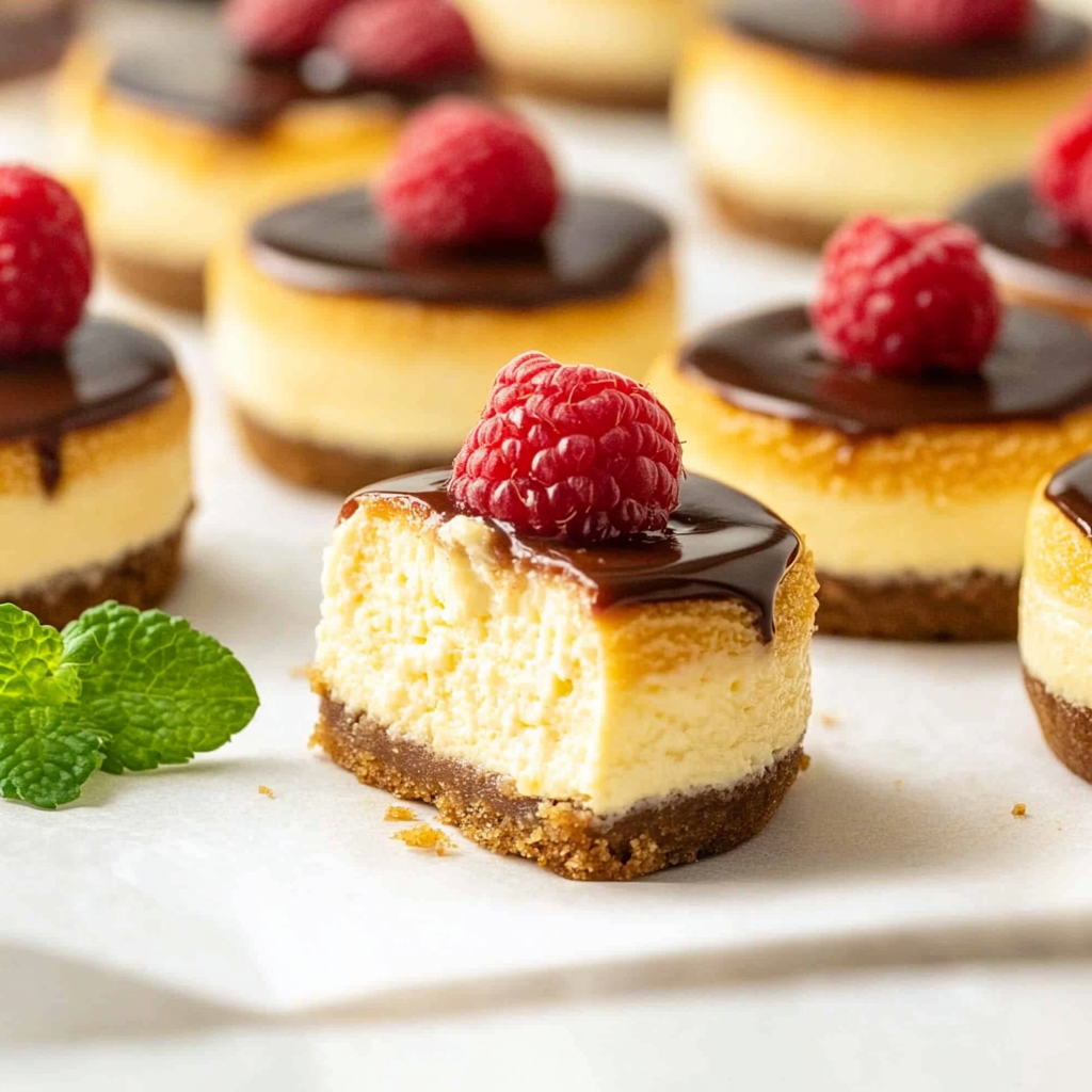 Recipe preparation for Mini Cheesecake Bites