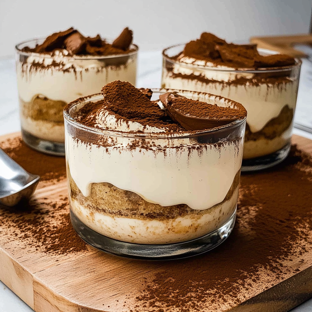 Recipe preparation for Tiramisu Cups