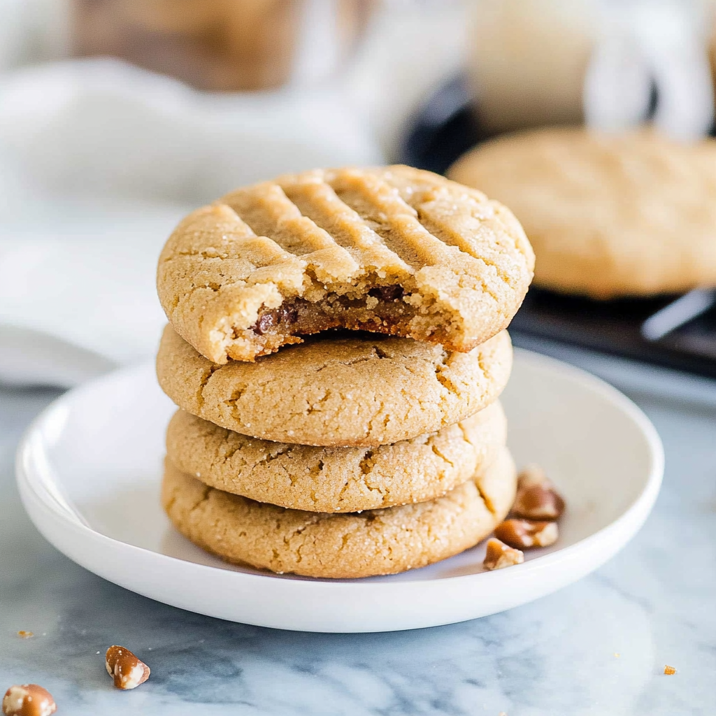 Recipe preparation for 3-Ingredient Peanut Butter Cookies