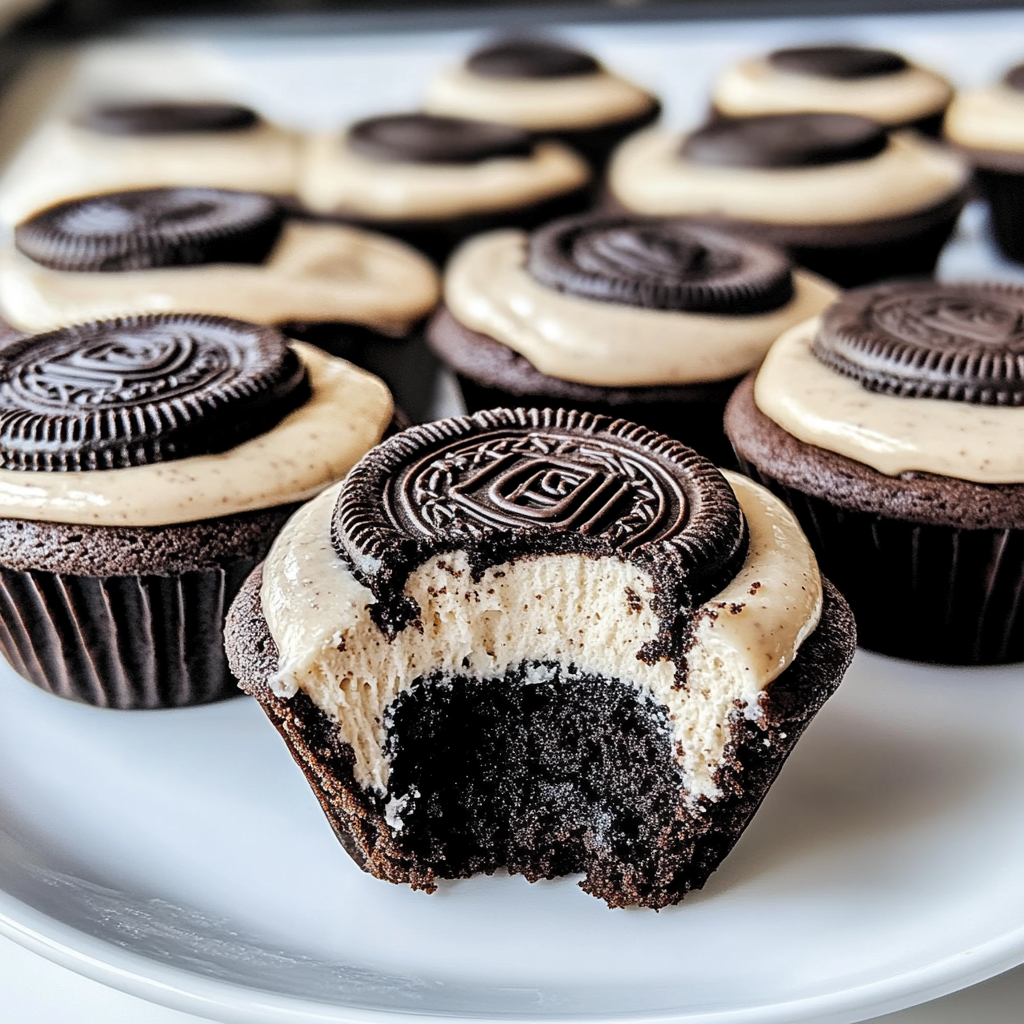 Recipe preparation for Oreo Cheesecake Cups