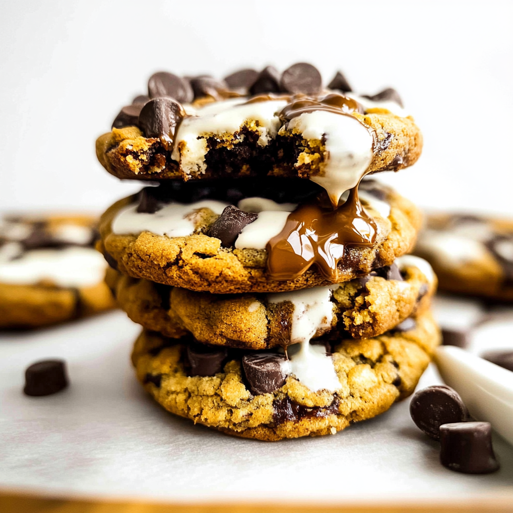 Recipe preparation for Rocky Road Cookies