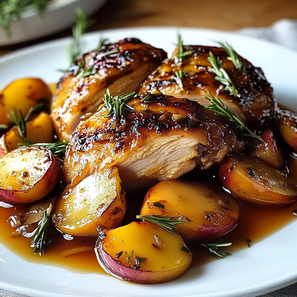 Recipe preparation for Apple Cider Chicken