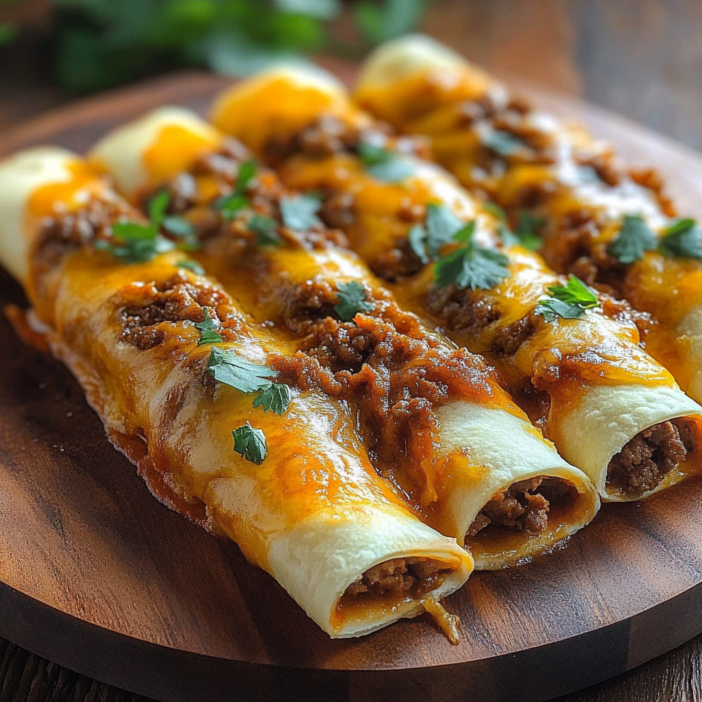 Recipe preparation for Cheesy Taco Breadsticks