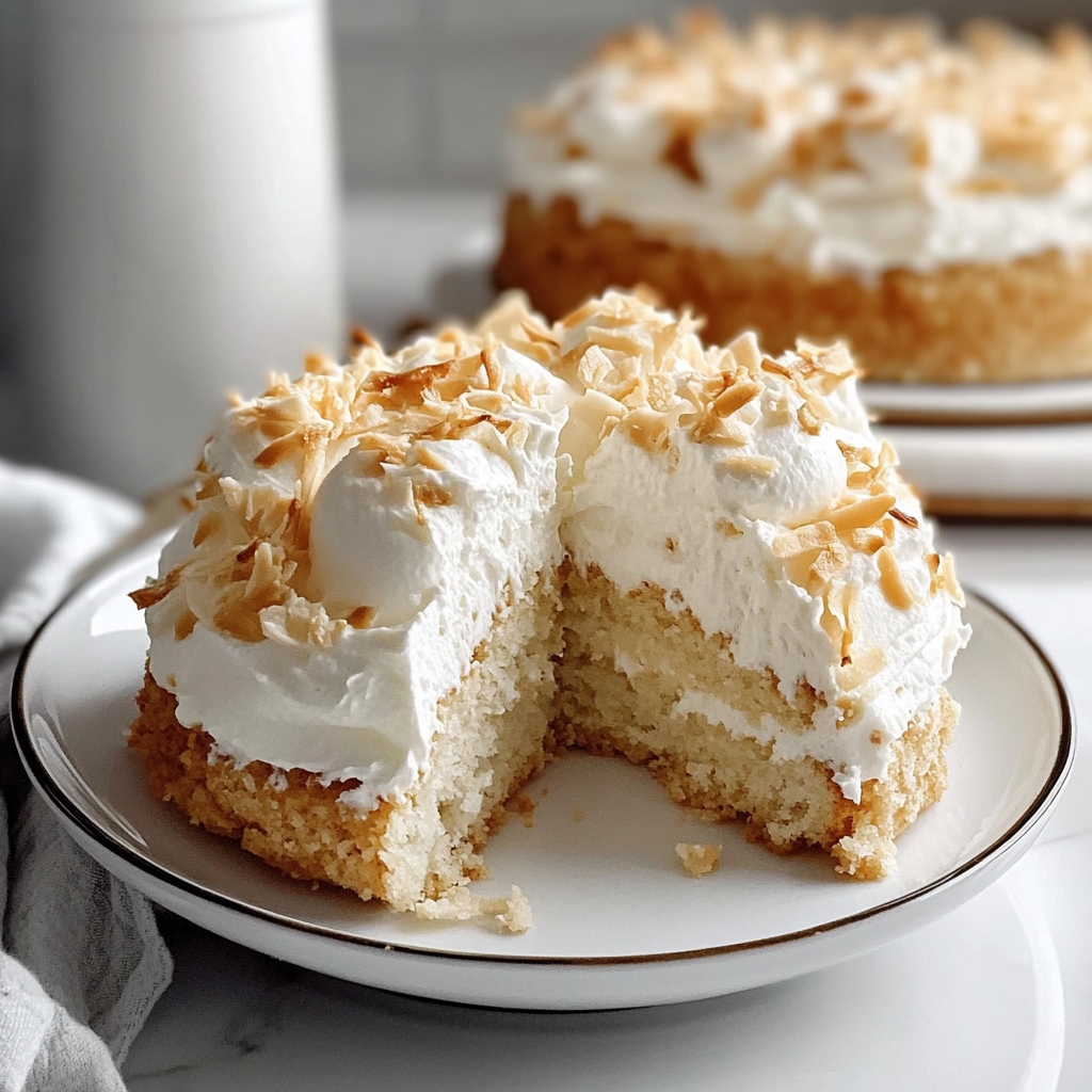 Recipe preparation for Coconut Cloud Bites