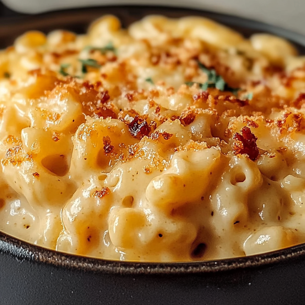 Recipe preparation for Panera Mac Cheese Turkey Bacon