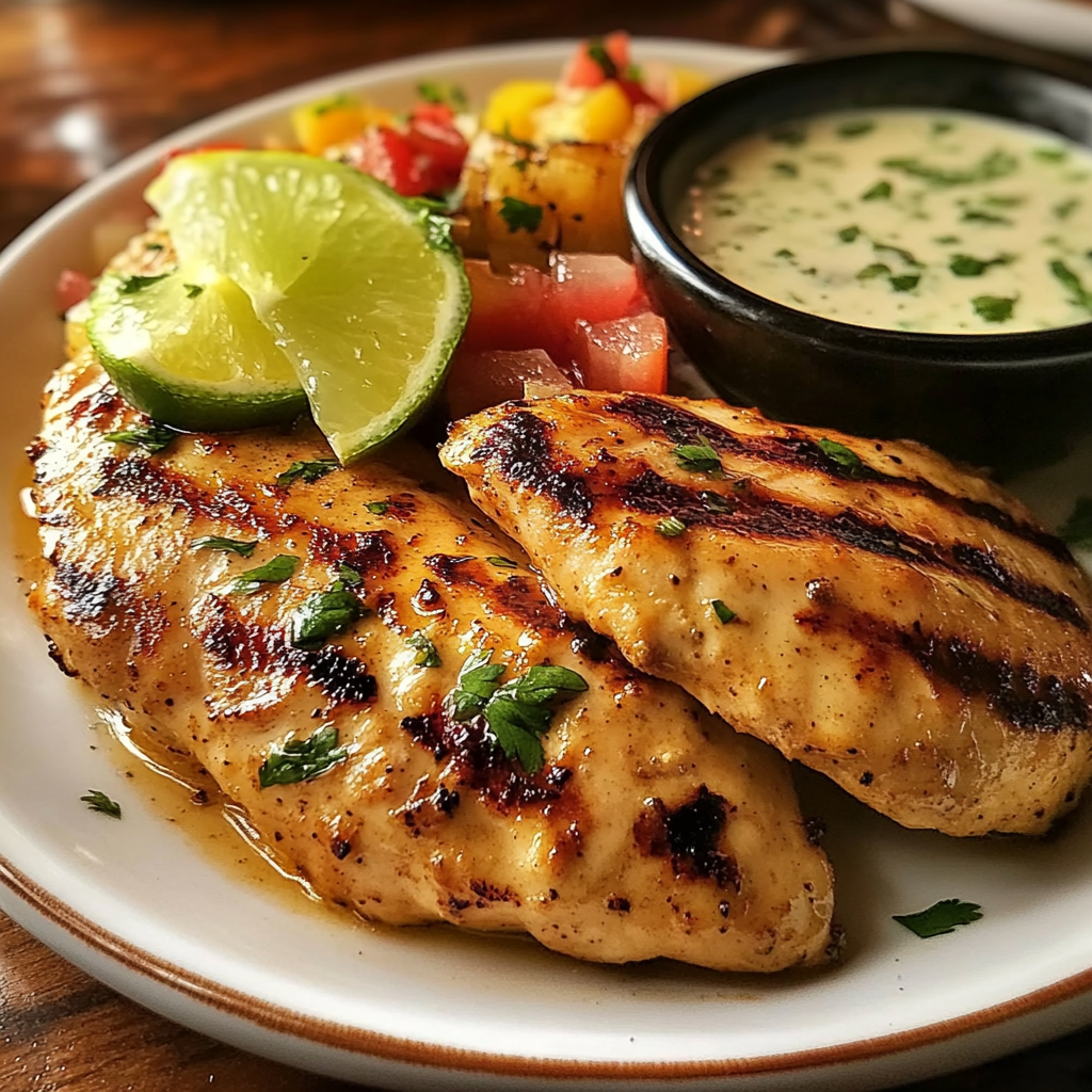 Recipe preparation for Applebee’s Fiesta Lime Chicken