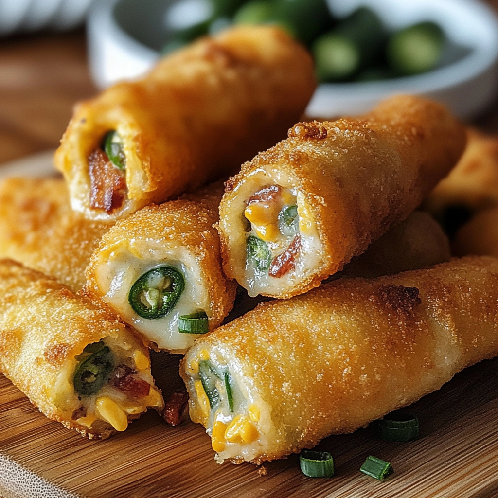 Recipe preparation for Mini Jalapeño Popper Rolls