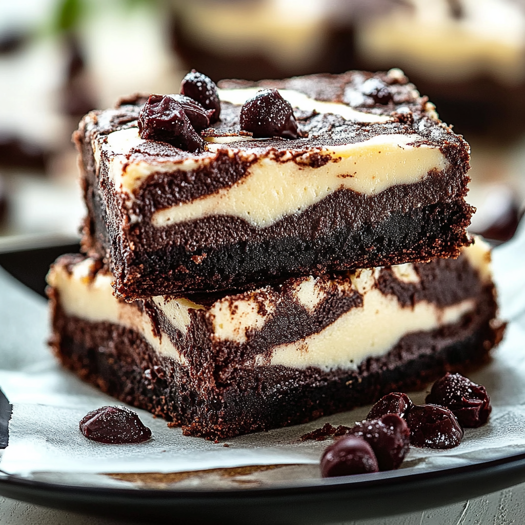 Recipe preparation for Cheesecake Brownies