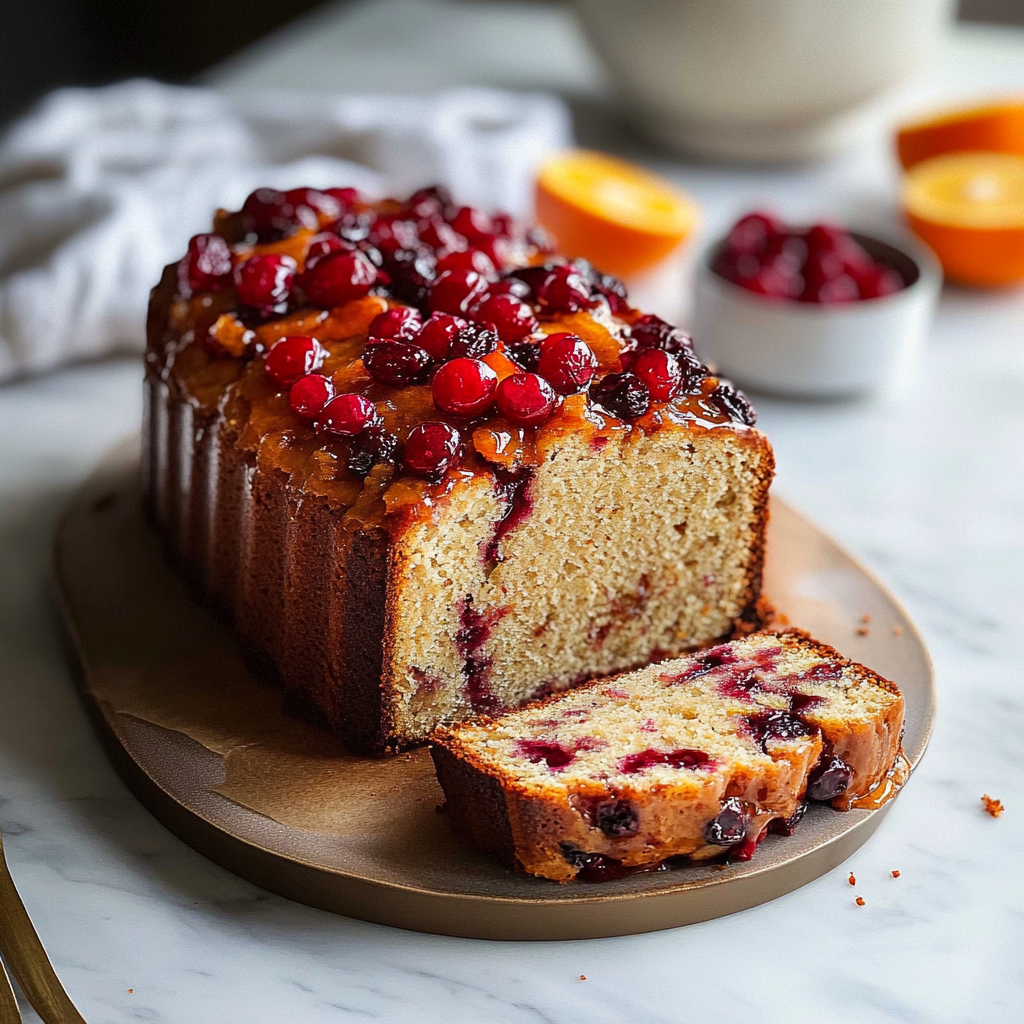 Recipe preparation for Cranberry Orange Loaf