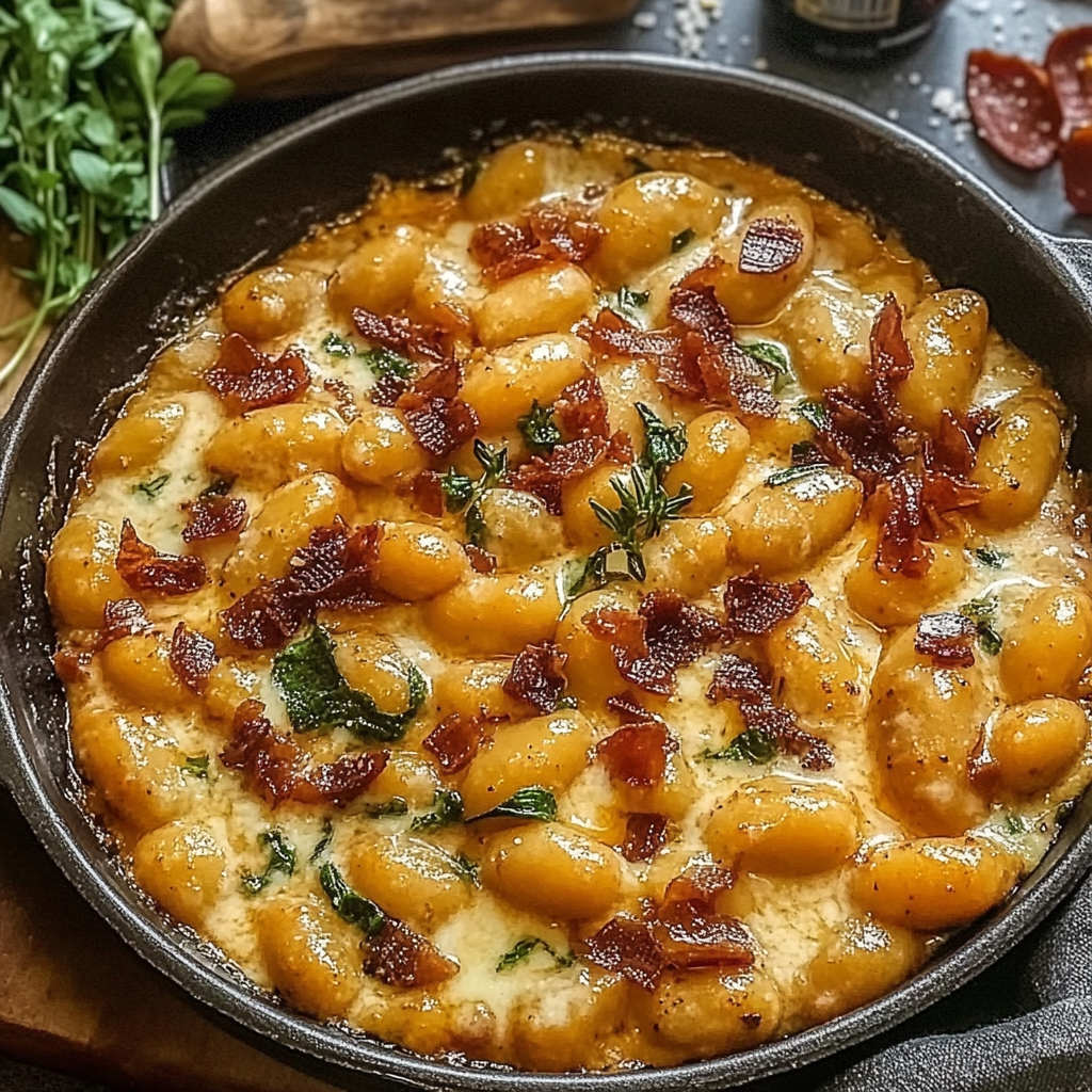 Recipe preparation for Tuscan Marry Me Butter Beans