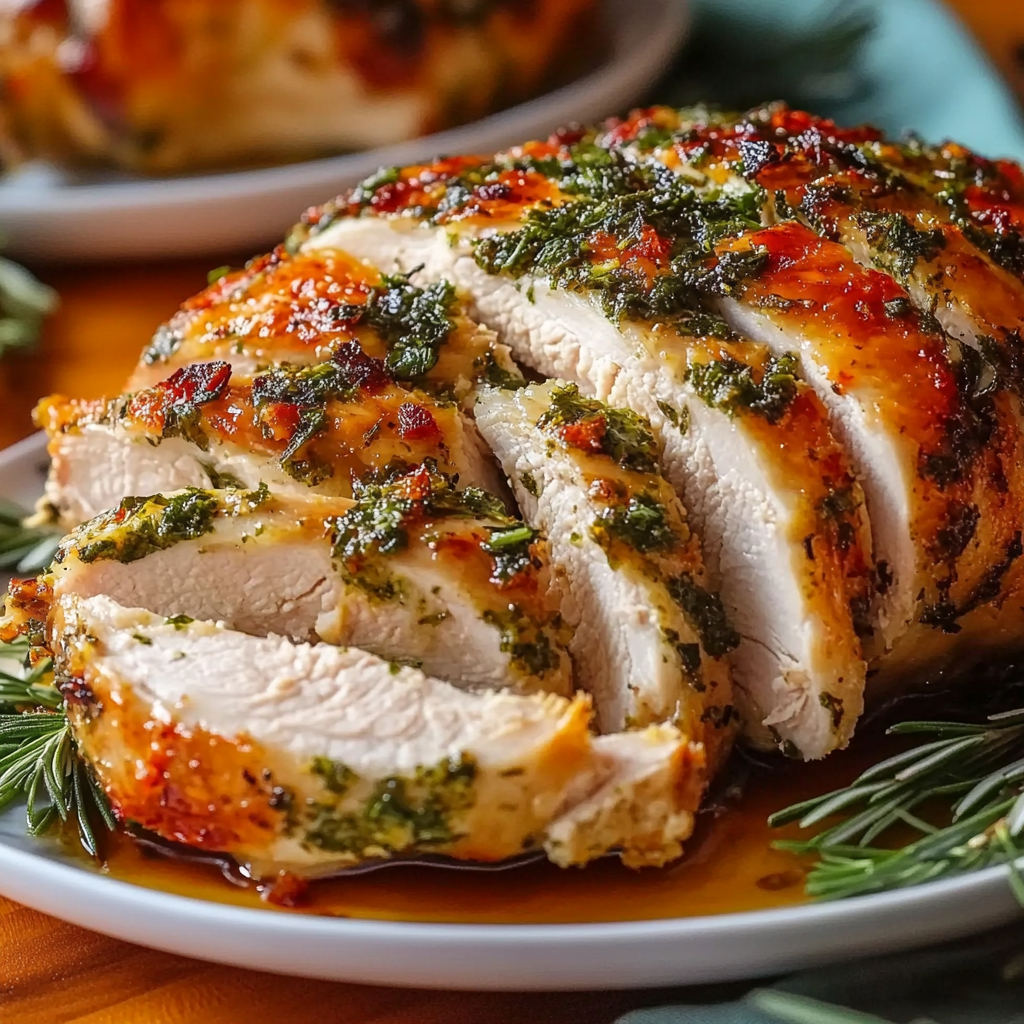 Recipe preparation for Thanksgiving Roast Turkey