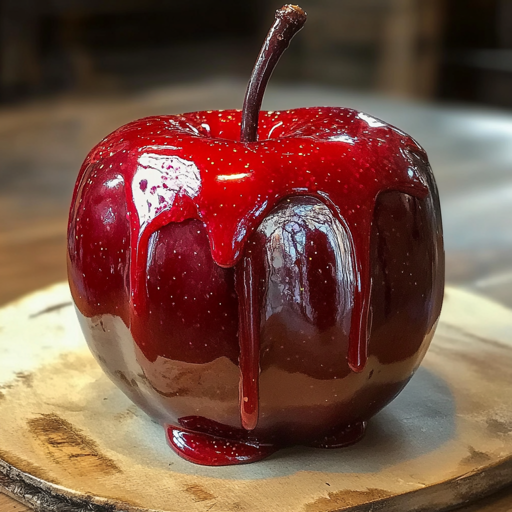 Recipe preparation for Halloween Candy Apples