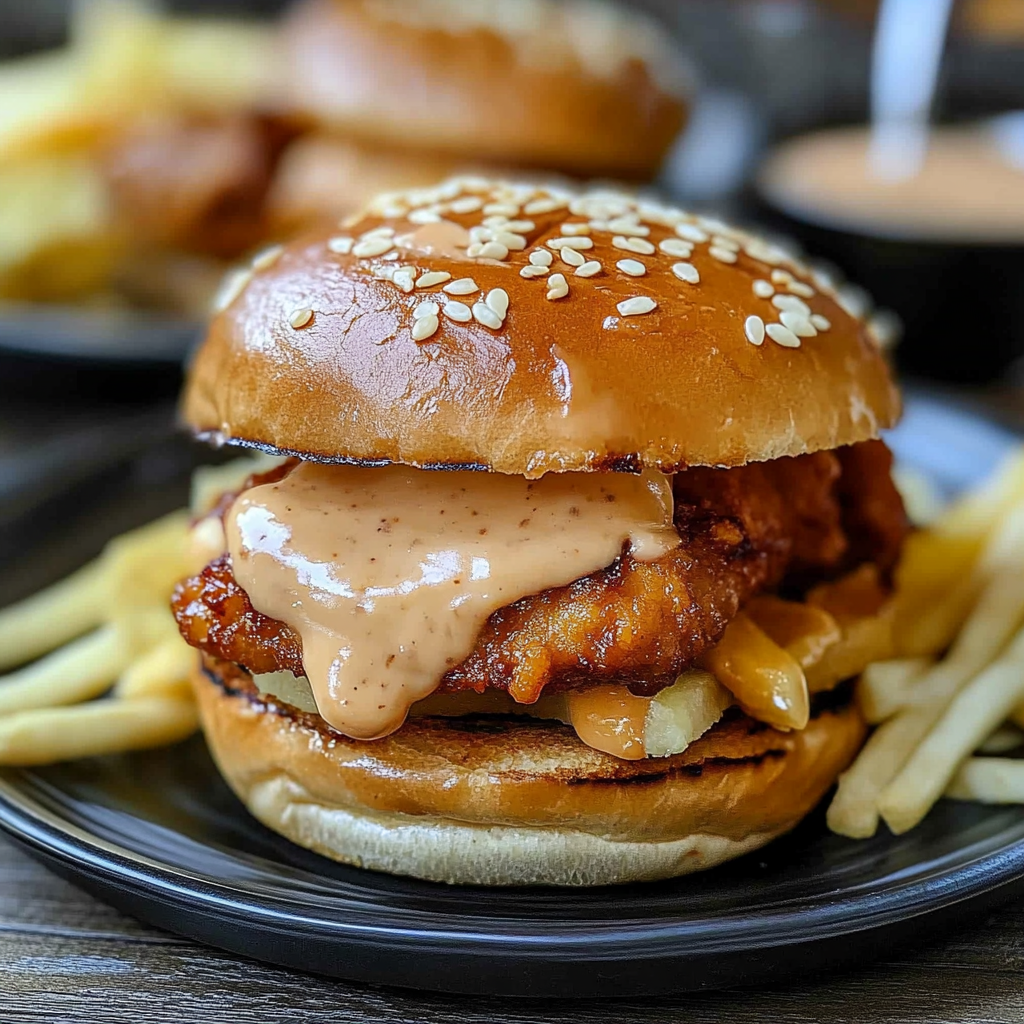 Recipe preparation for Bang Bang Chicken Sliders