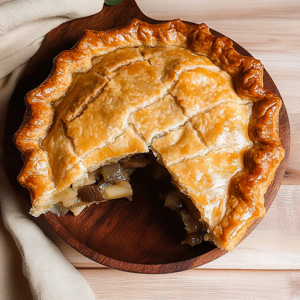 Recipe preparation for Pork Leek and Potato Pie