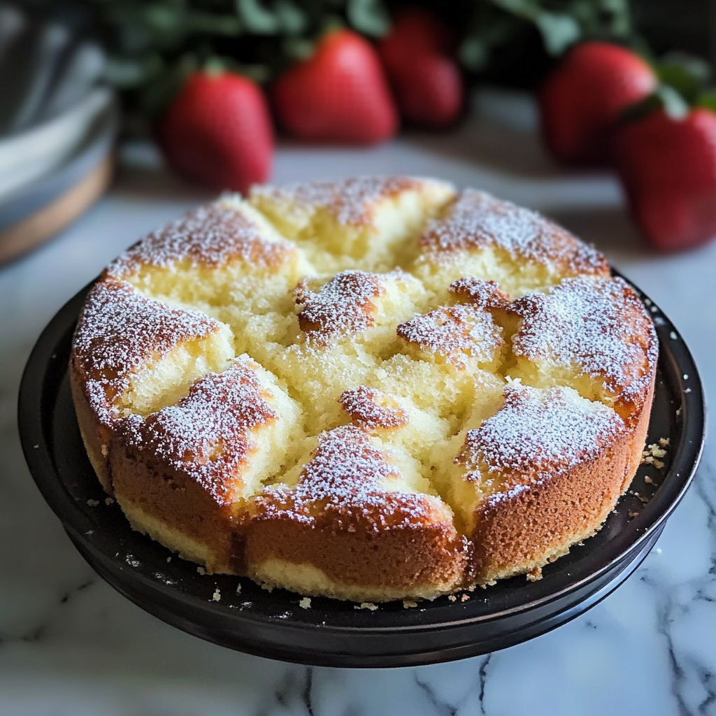 Recipe preparation for French Butter Cake Recipe