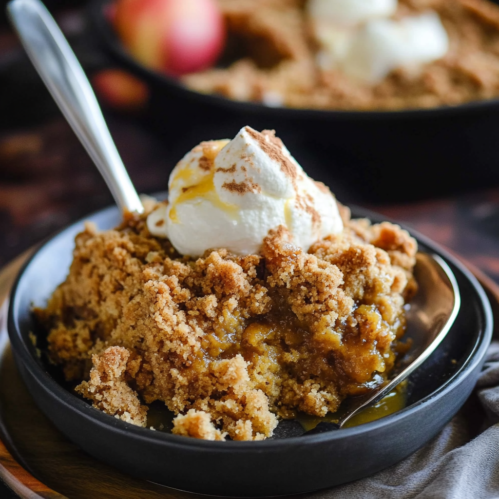 Recipe preparation for Pumpkin Crisp