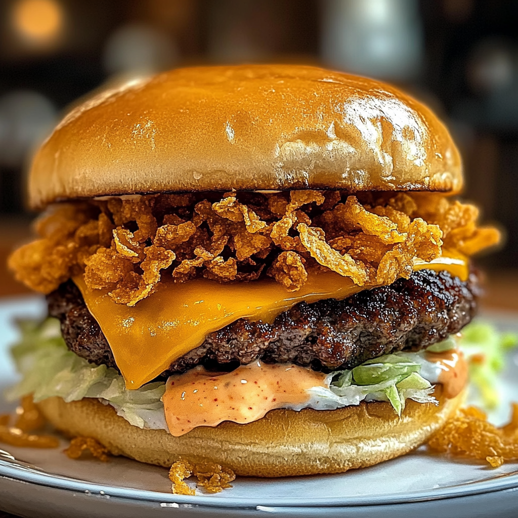 Recipe preparation for Doritos BBQ Ranch Smash Burger