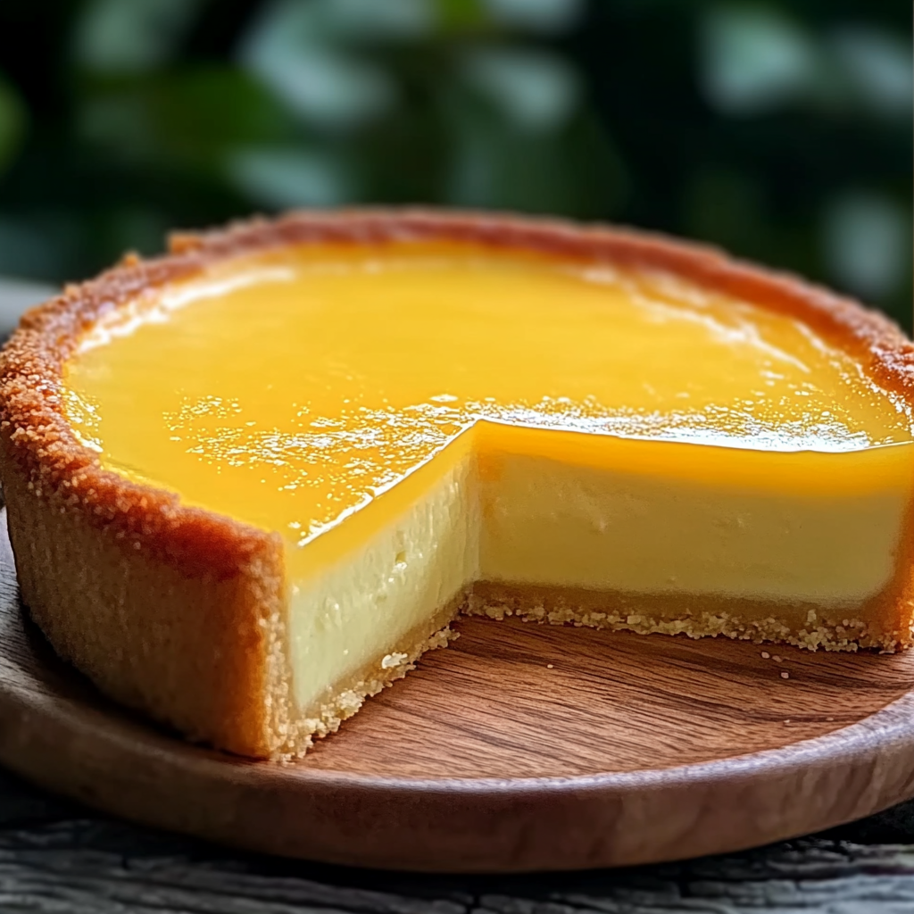 Recipe preparation for Italian Grandma’s Lemon Custard Cake