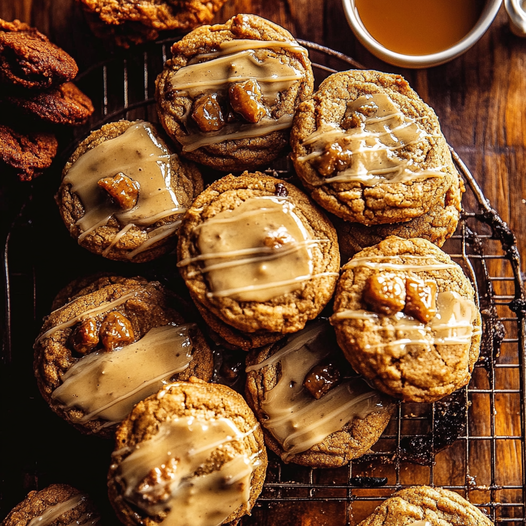 Recipe preparation for brown sugar maple pumpkin butter cookies
