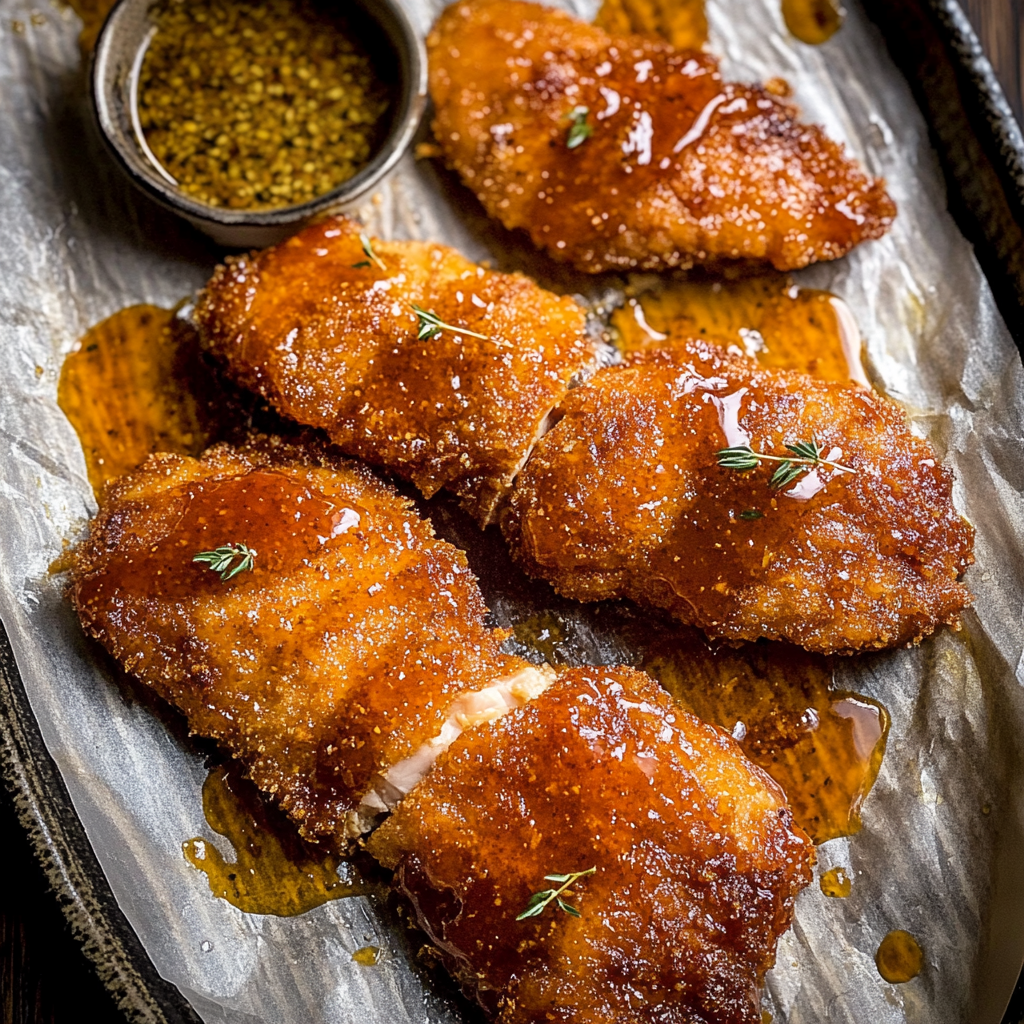 Recipe preparation for hot honey chicken