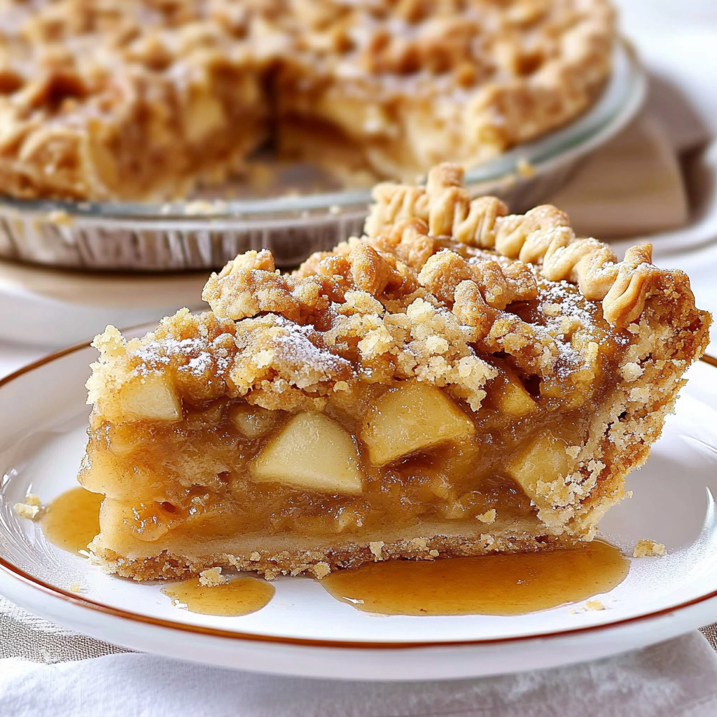 Recipe preparation for Dutch Apple Pie