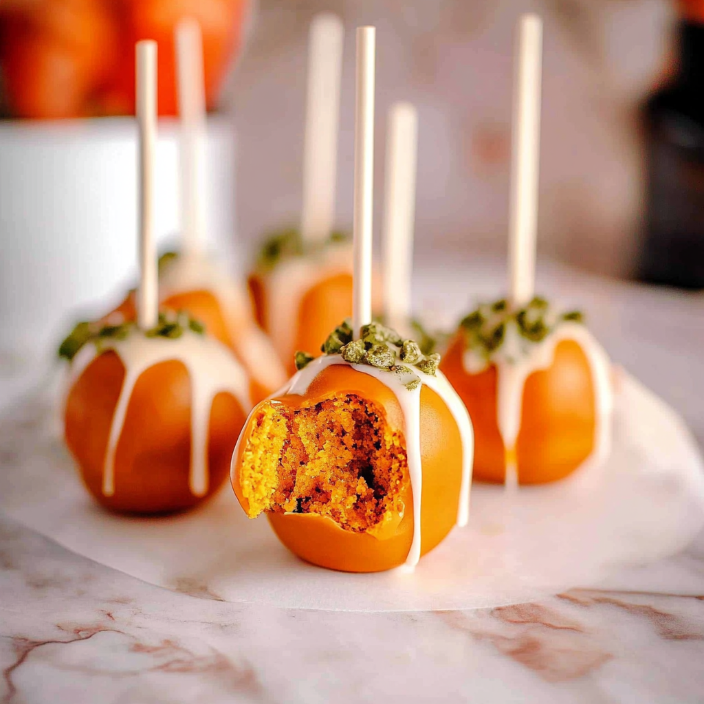 Recipe preparation for Pumpkin Cake Pops