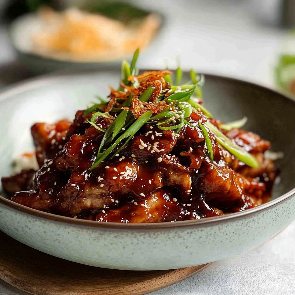 Recipe preparation for Vietnamese Caramel Ginger Chicken