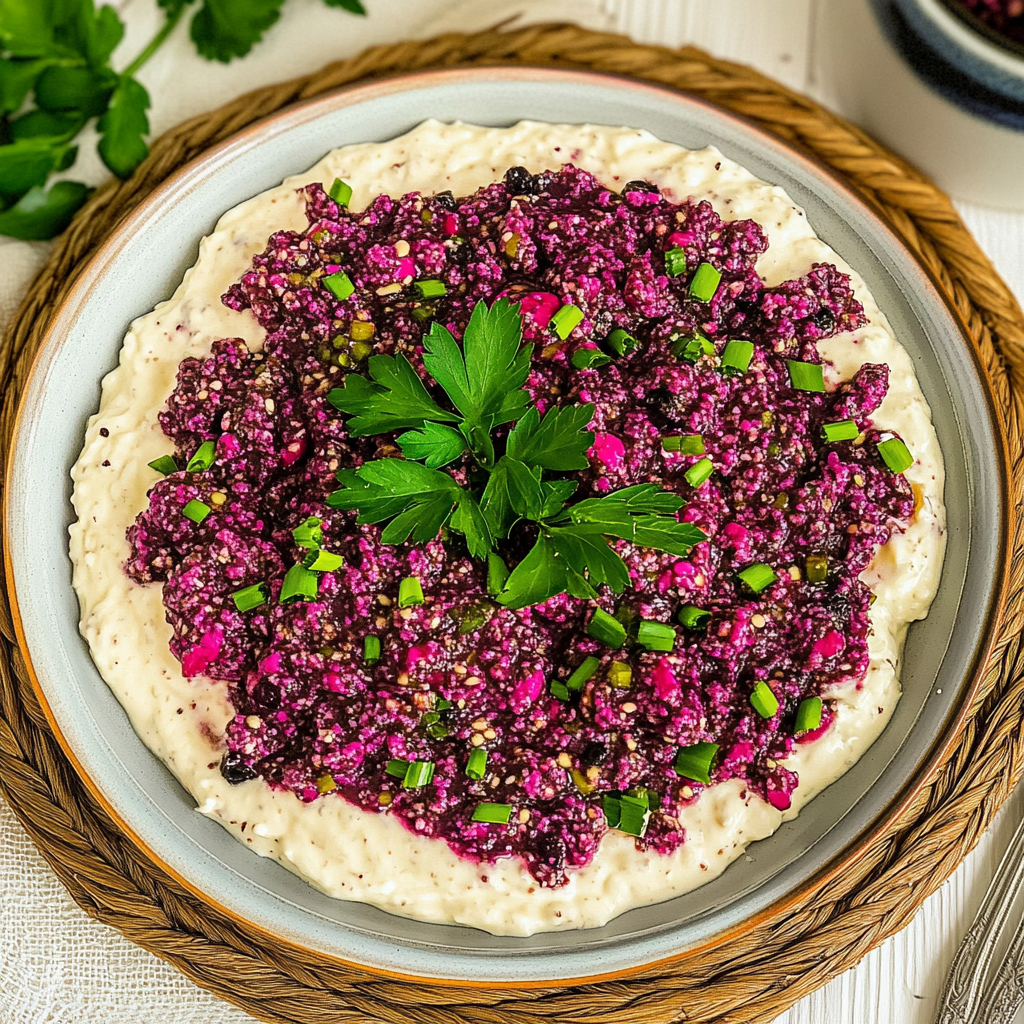 Recipe preparation for Cranberry Jalapeño Cream Cheese Dip