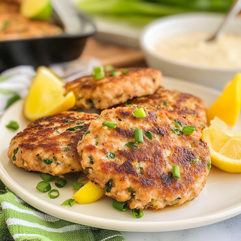 Recipe preparation for salmon patties