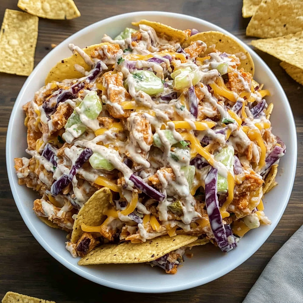 Recipe preparation for Frito Cowboy Cabbage