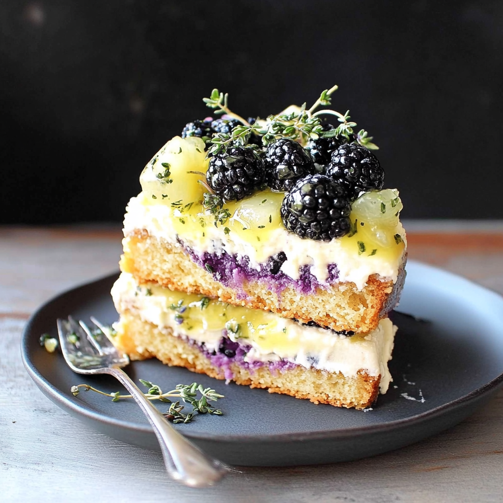 Recipe preparation for Lemon Thyme Olive-Oil Cake