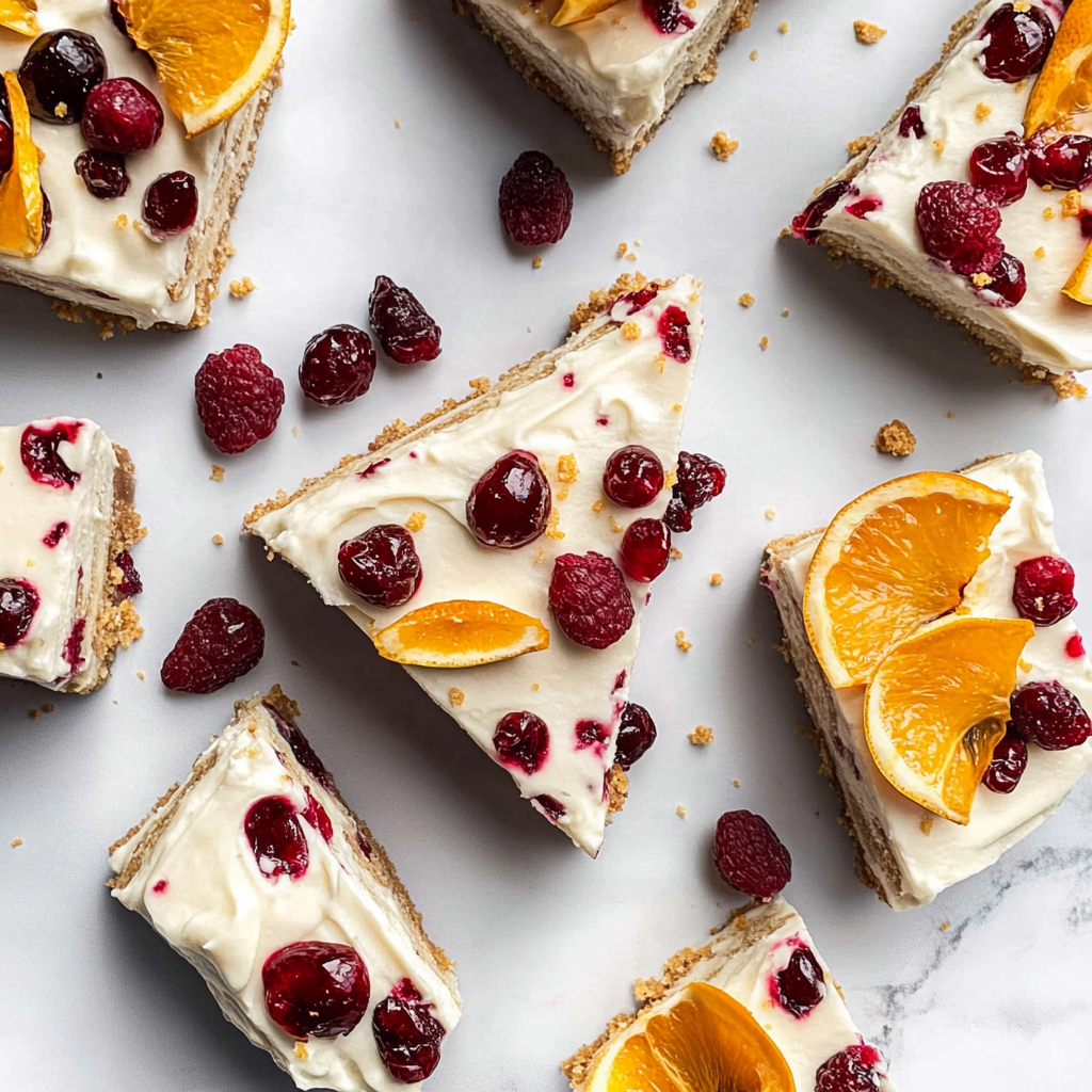 Recipe preparation for Cranberry Bliss Bars