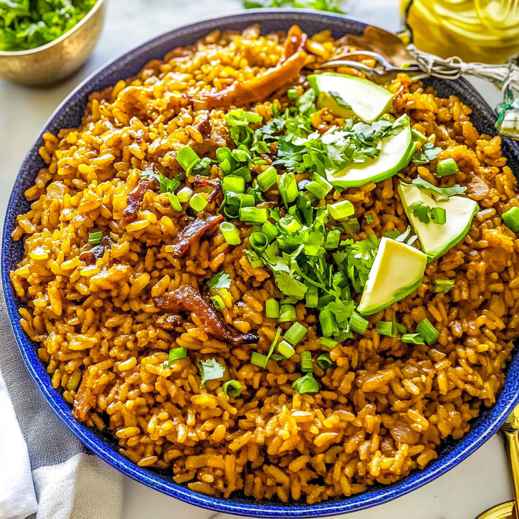 Recipe preparation for Mujadara (Lentils and Rice)