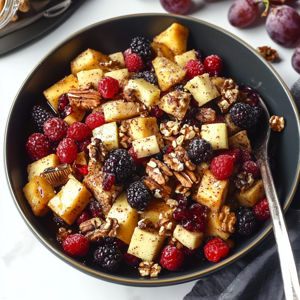 Recipe preparation for Fall Fruit Salad