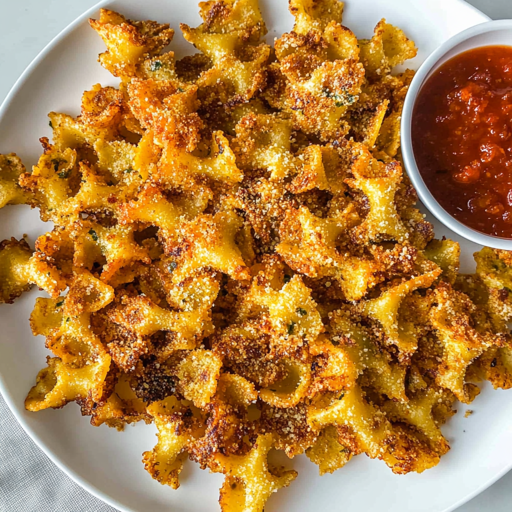 Recipe preparation for Pasta Chips