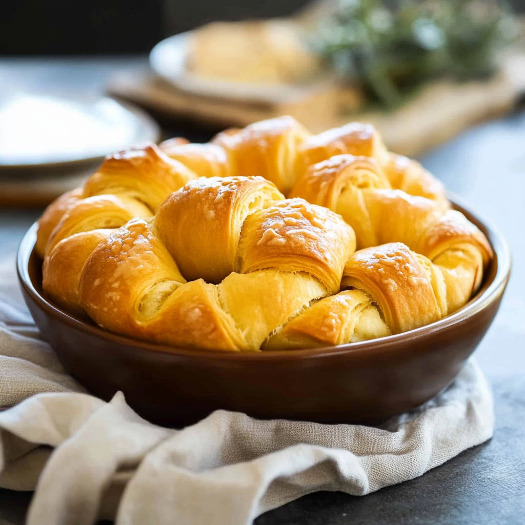 Recipe preparation for Sweet Potato Croissant Casserole