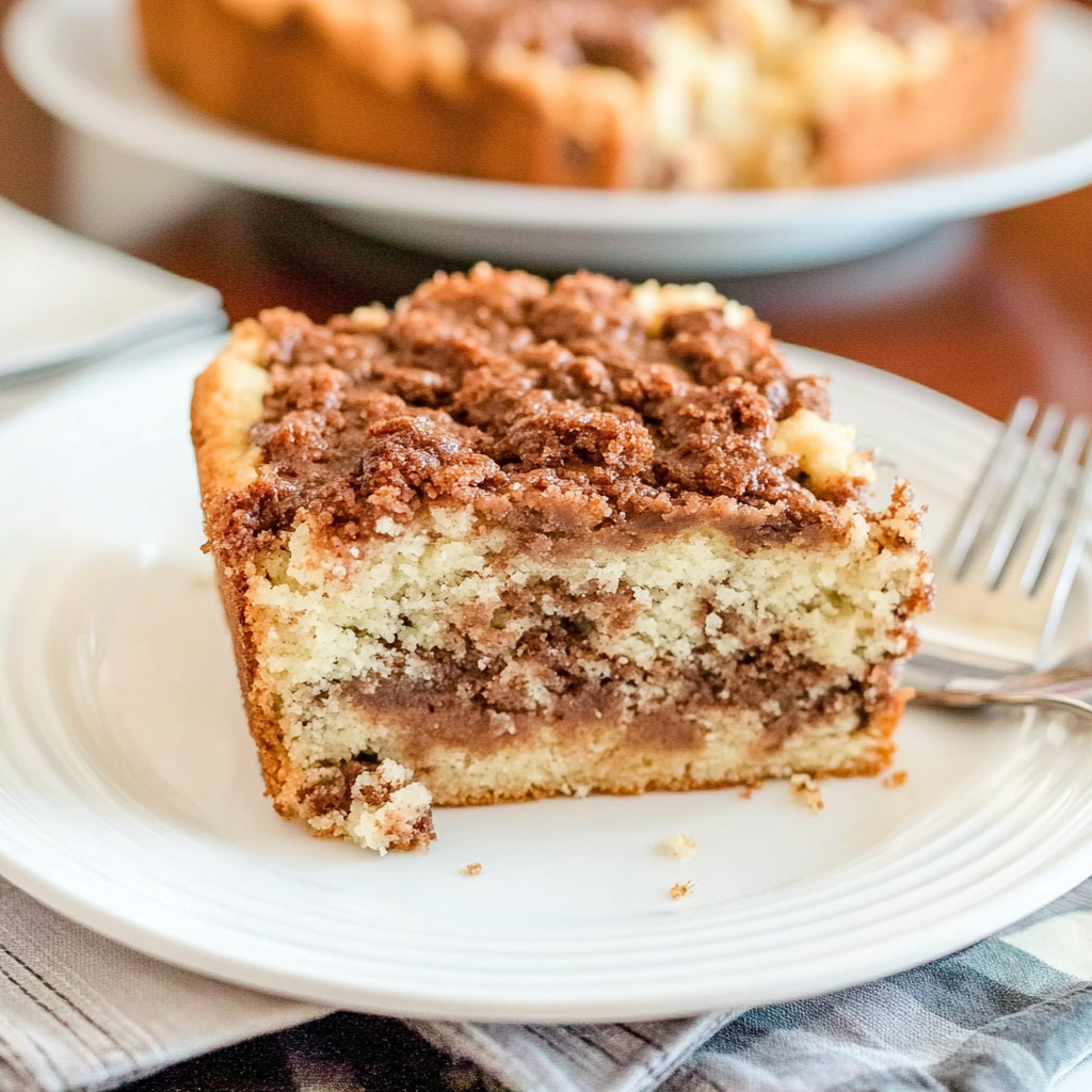 Recipe preparation for Cinnamon Swirl Coffee Cake Loaf