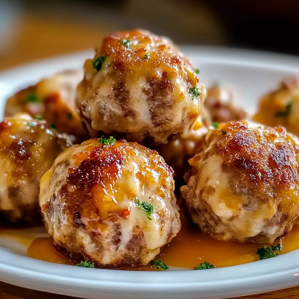 Recipe preparation for Rotel Cream Cheese Sausage Balls