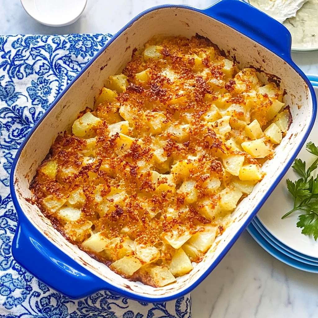 Recipe preparation for Party Potatoes